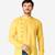 Tabard yellow  Cotton Short Kurta for men's