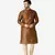 Tabard brown  silk_blend Kurta for men's