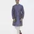 Tabard blue  silk_blend Kurta for men's