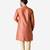 Tabard red  jacquard Kurta for men's