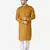 Tabard yellow  Cotton Kurta for men's