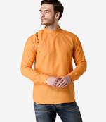 Tabard orange  Cotton Short kurta for men's