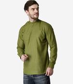 Tabard green  Cotton Short kurta for men's