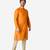 Tabard orange  Cotton Kurta for men's