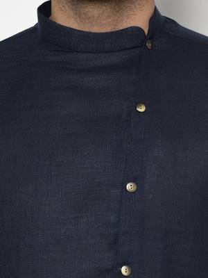 Tabard navy_blue  Cotton Kurta for men's 5