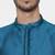 Tabard green printed jacquard Kurta for men's