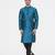 Tabard green printed jacquard Kurta for men's