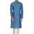 Tabard blue printed jacquard Kurta for men's