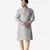 Tabard white printed jacquard Kurta for men's