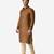Tabard yellow printed jacquard Kurta for men's