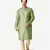 Tabard green  silk_blend Kurta for men's