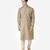 Tabard brown printed jacquard Kurta for men's