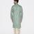 Tabard green printed jacquard Kurta for men's