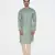Tabard green printed jacquard Kurta for men's