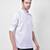Tabard white  linen Short Kurta for men's