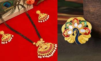 Multicolor cubic zirconia mangalsutra 2