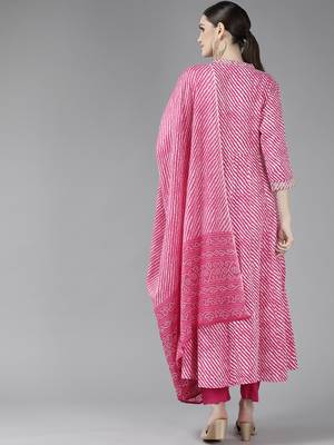 Pink printed rayon ethnic-kurtis 3