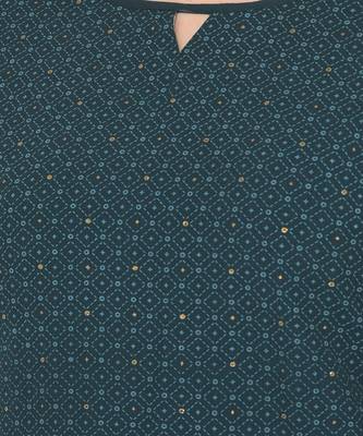 Span Green Printed Straight Kurta 6