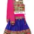Banjara India Kutchi Embroidered Girls Chaniya Choli with Dupatta (CC-WILD) - Blue
