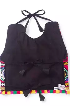 Banjara India Kutchi Embroidered Girls Chaniya Choli with Dupatta (CC-DMN) - Black