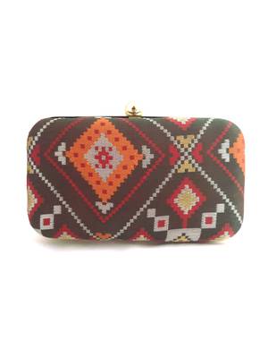 Basil Brocade Clutch 1