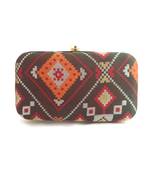 Basil Brocade Clutch