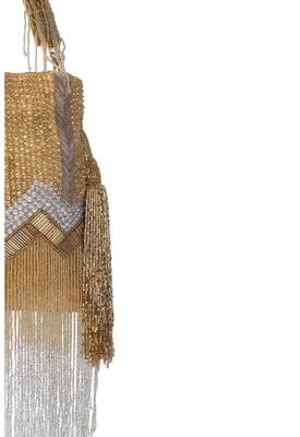 Glitzy Diva Tassel Hand Embroidered Potli 2