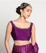 purple amethyst blouse