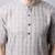 Brown printed cotton men-kurtas