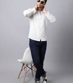 White plain cotton men-kurtas