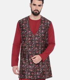 Long Printed Modi Jacket