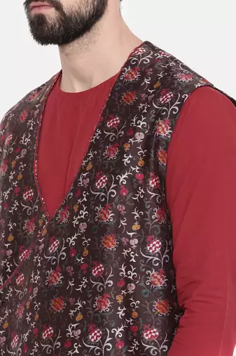 Long Printed Modi Jacket
