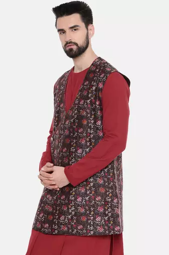 Long Printed Modi Jacket
