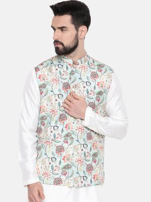 Silk Muslin Green Jacket 1