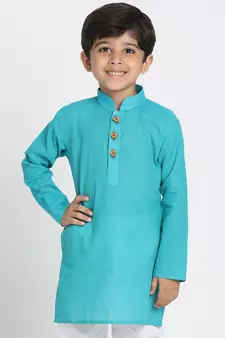  Cyan Handloom Kurta