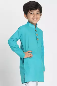  Cyan Handloom Kurta