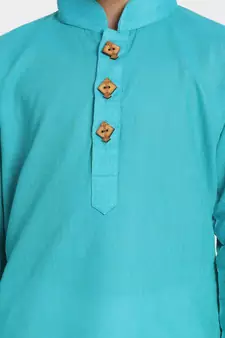  Cyan Handloom Kurta