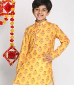 Boys' Mustard Kurta