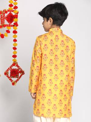 Boys' Mustard Kurta 4