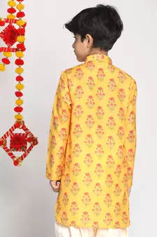 Boys' Mustard Kurta