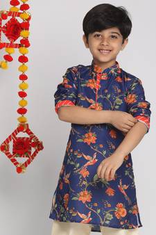  Boys' Blue Kurta