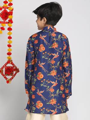  Boys' Blue Kurta 4