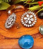 White earrings