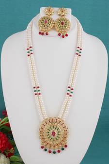 Real Natural Hyderabadi pearls Set