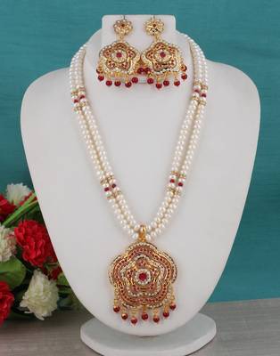 Real Natural Hyderabadi pearls Set 1