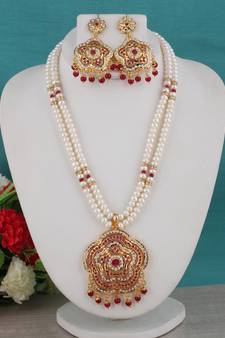 Real Natural Hyderabadi pearls Set