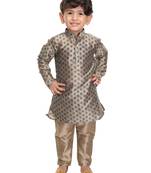 Infant  Chiku Cotton Blend Kurta Pyjama Set