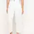 White plain cotton trousers