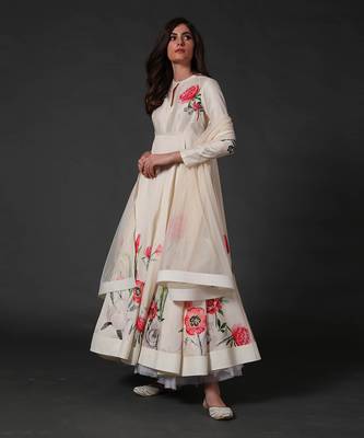 Floral Digital Printed Anarkali 1