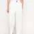 White plain cotton trousers